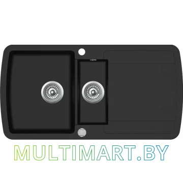 Кухонная мойка Aquasanita Lira SQL151AW (black metallic 601)